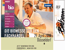 Tablet Screenshot of biowest.info